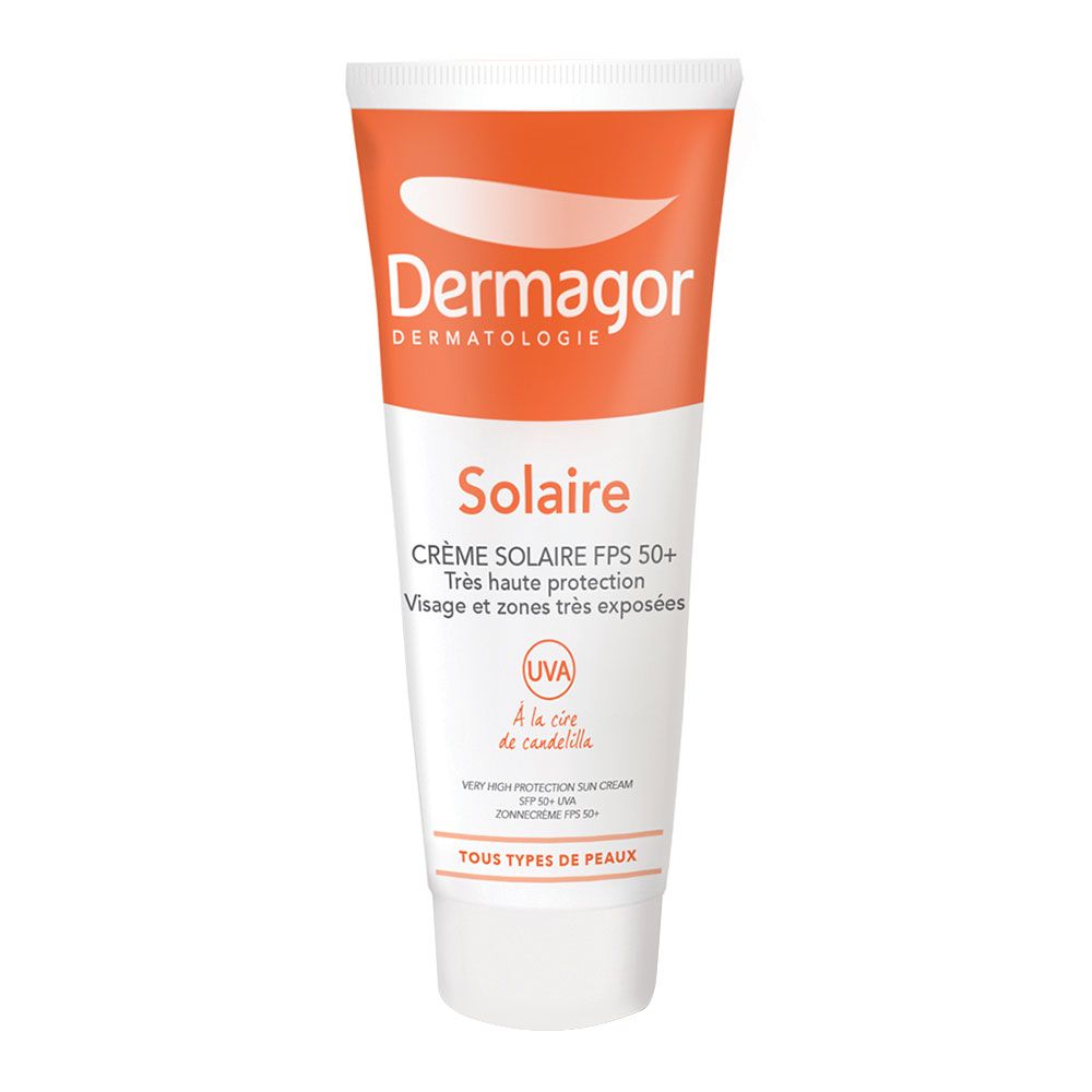 کرم ضدآفتاب SPF50 بی رنگ درماگور