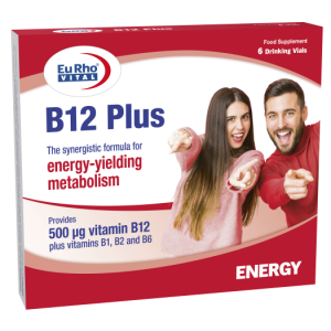 ویال خوراکی ویتامین B12 پلاس یوروویتال 6 عددی