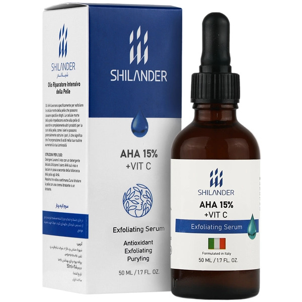 سرم لایه بردار AHA15% و ویتامین C شیلاندر