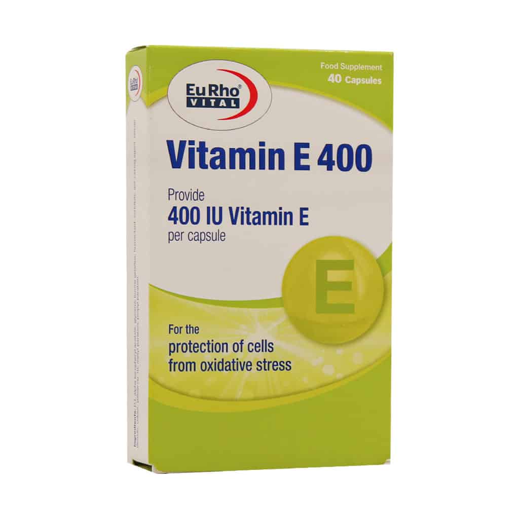 کپسول ژلاتینی ویتامین E 400 یوروویتال 40 عددی