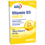 قرص ویتامین D3 1000 یوروویتال 60 عددی