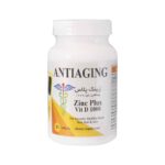 سافت ژل زینک پلاس ویتامین D 1000 آنتی ایجینگ