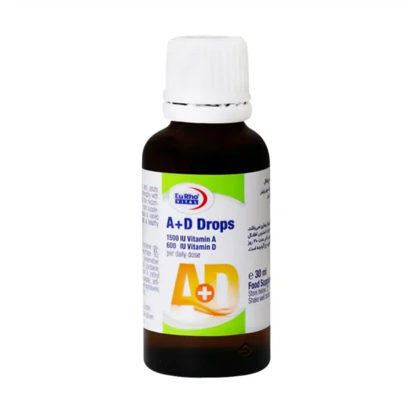 قطره خوراکی A+D یوروویتال 30 میلی لیتر