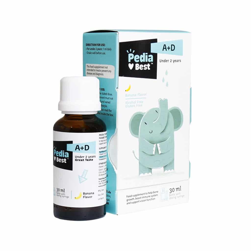 قطره ویتامین A+D پدیابست 30 میلی لیتر