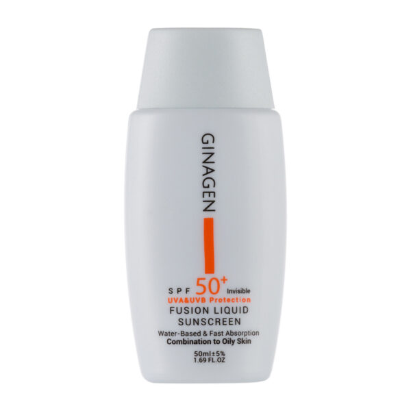 لیکوئید ضد آفتاب پوست چرب SPF50 بی رنگ ژیناژن