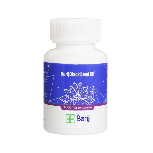 کپسول نرم روغن سیاه دانه 1000 میلی گرم باریج اسانس 30 عددی