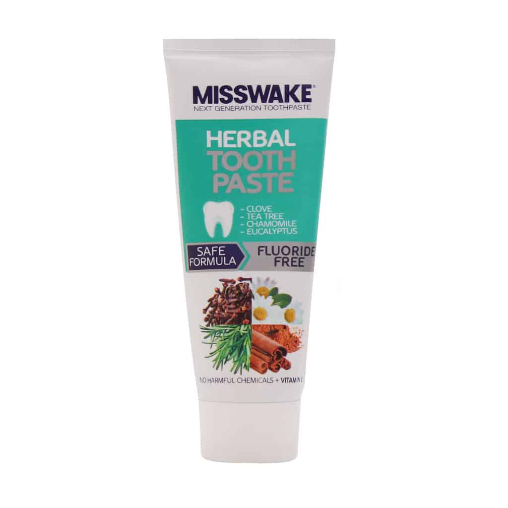 Misswake-Clove-And-Tea-Tree-Herbal-Toohthpaste-75-ml خمیر دندان گیاهی عصاره میخک و روغن درخت چای میسویک - Image 1