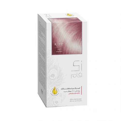 رنگ مو بلوند مرواریدی شماره 9/22 زی فام