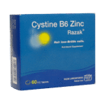 قرص سیستین B6 زینک رازک 60 عددی